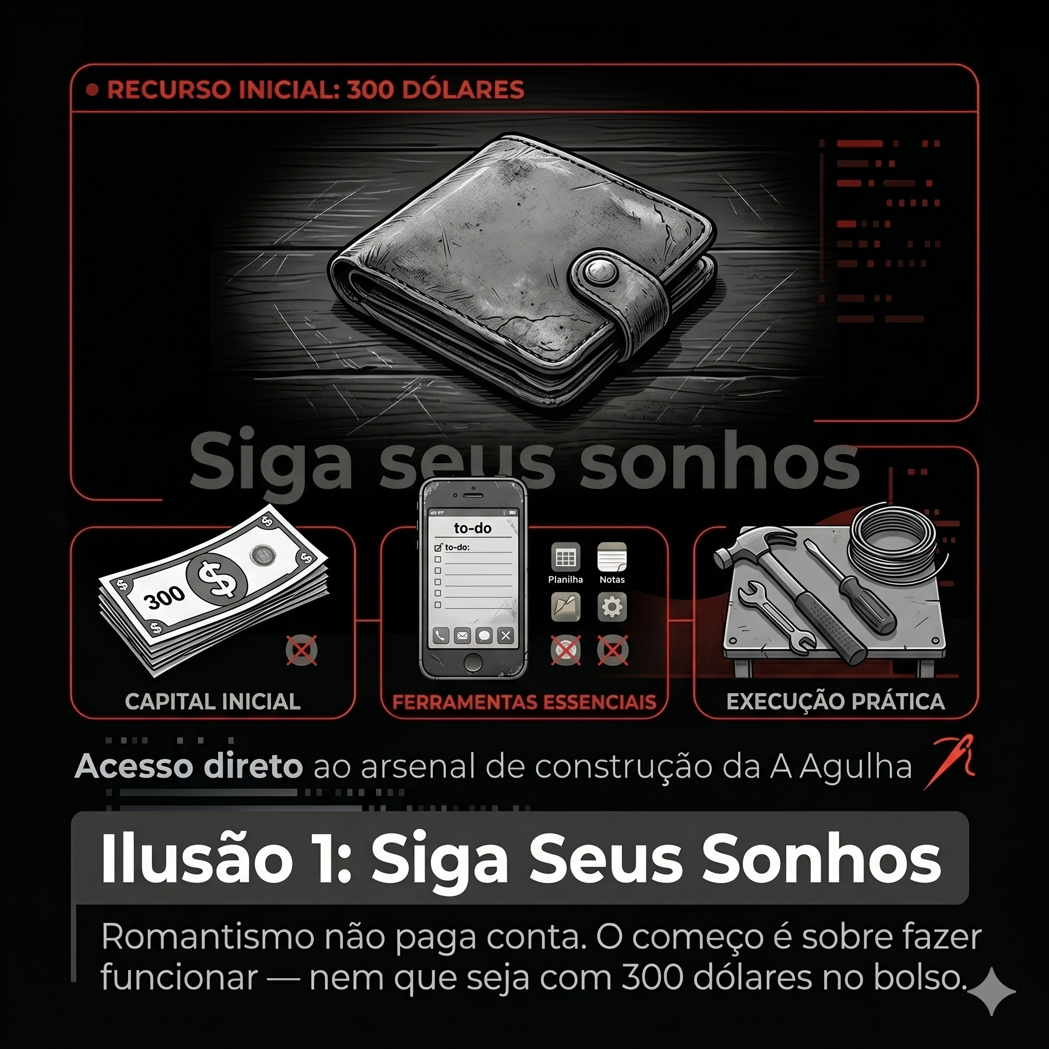 Ilusão 1 — Siga seus sonhos